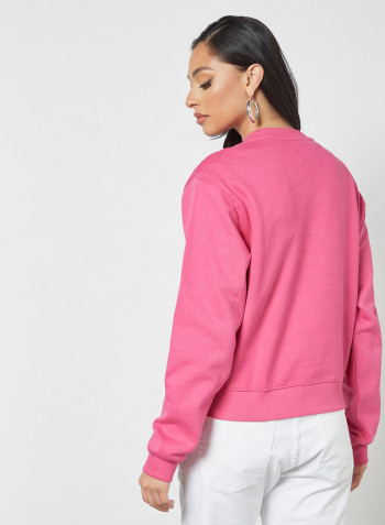 Karida Fleece Sweatshirt Pink