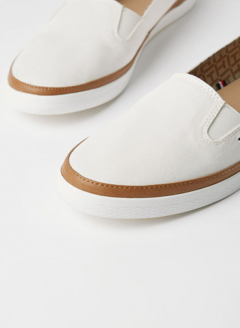 Iconic Slip-On Trainers Shoes Whisper White