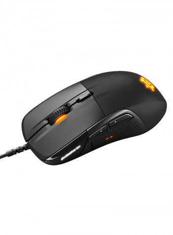 Rival 710 Truemove3 Optical Sensor Gaming Mouse With Oled Display Black