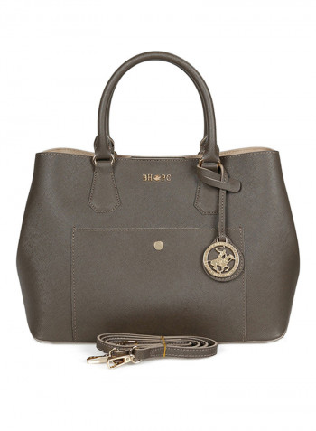 Tote Bag With Strap Grey