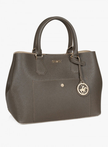Tote Bag With Strap Grey