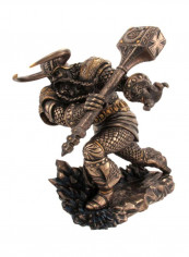 Mighty Thor With Hammer Norse Collectible Figurine Brown/Black 10x4.8x9inch