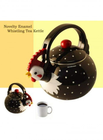 Roster Shape Whistling Tea Kettle Multicolour