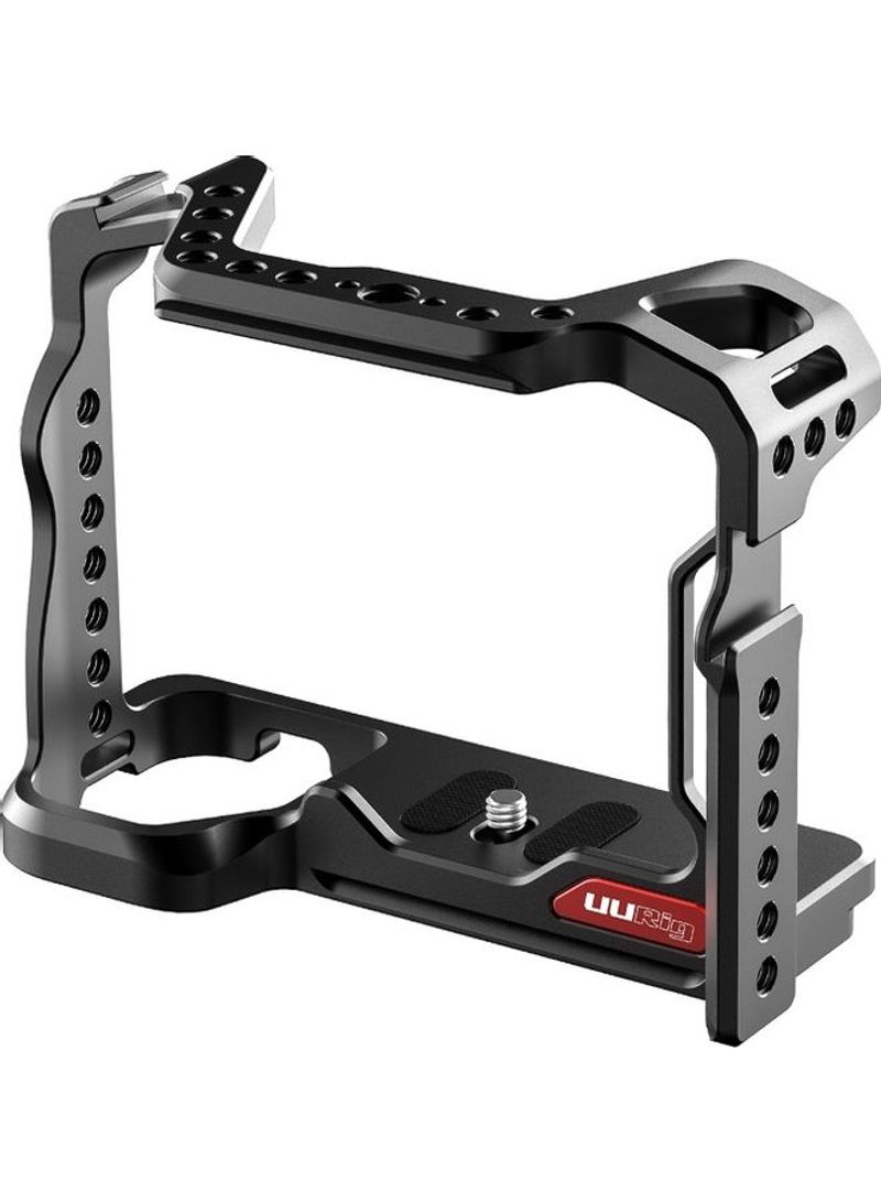 R063 Upgraded Camera Cage with ARRI Locating Hole Replacement for Sony A7R3 A7M3 Black