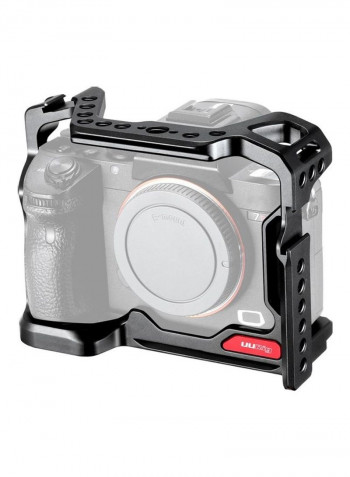 R063 Upgraded Camera Cage with ARRI Locating Hole Replacement for Sony A7R3 A7M3 Black