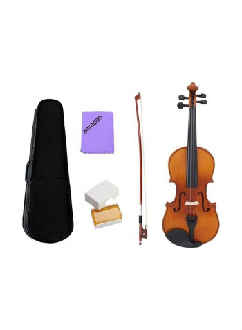 Wooden Maple Violin Set
