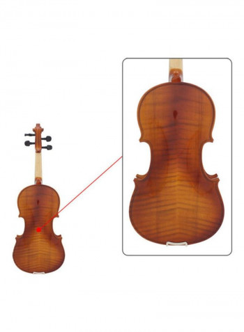 Wooden Maple Violin Set