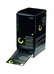 36-Piece Wipe-off Hair Color Remover Towelettes Black