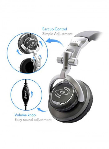 Pro Wired Active Turbo Headphone Black/Siver