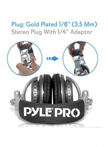 Pro Wired Active Turbo Headphone Black/Siver