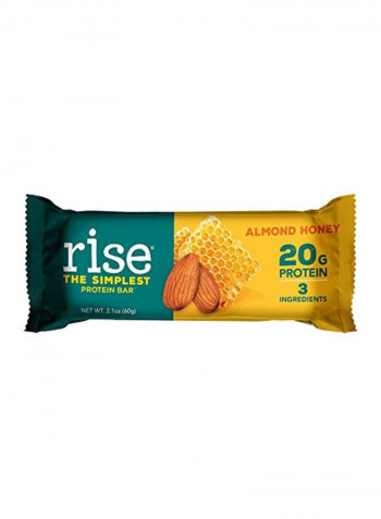 Pack Of 12 The Simplest Protein Bar Almond Honey