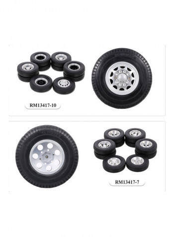 6-Piece Tractor Wheel Truck For Tamiya 1:14