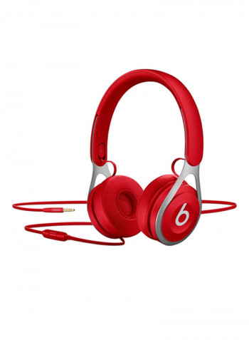 EP On-Ear Earphones With Mic Red/Silver