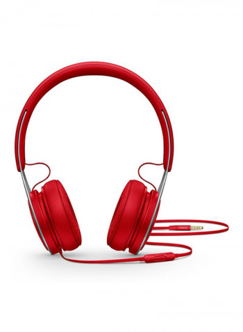 EP On-Ear Earphones With Mic Red/Silver