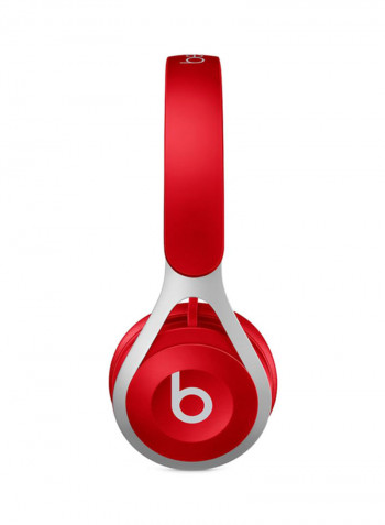 EP On-Ear Earphones With Mic Red/Silver