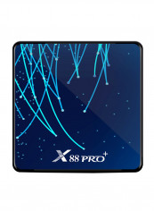 Android 9.0 Smart TV Set Top Box X88 PRO PLUS Blue