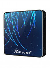 Android 9.0 Smart TV Set Top Box X88 PRO PLUS Blue