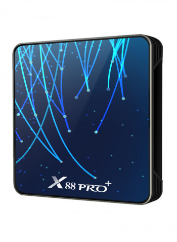 Android 9.0 Smart TV Set Top Box X88 PRO PLUS Blue