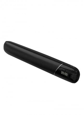 Desktop Bluetooth Wireless Speaker With Alarm Clock Black