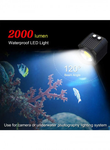 Waterproof Scuba Diving Light Black