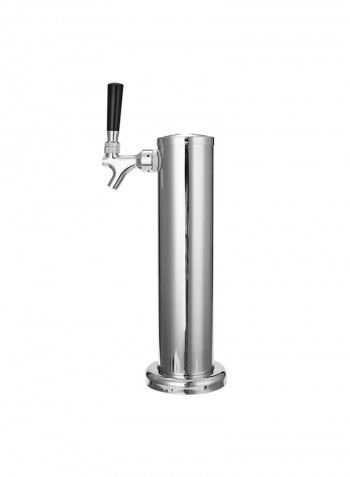 Stainless Steel Beer Tower Tap Silver 40X15X15.50centimeter