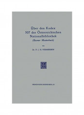 Uber Den Kodex 507 Der Sterreichischen Nationalbibliothek(Reuner Musterbuch) Paperback