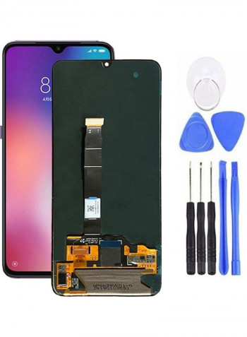 Replacement LCD Display Touch Screen Digitizer without Frame for Xiaomi Mi 9 Black 16x8x0.5cm Black