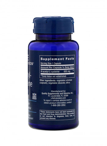 Pack Of 3 N-Acetyl L-Cysteine 600 mg - 60 Capsules
