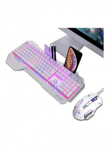2-Piece Backlit RGB Keyboard And Mouse Set