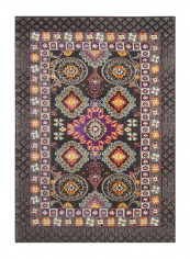 Monaco Collection Modern Area Rug Multicolour 91.44 x 152.4centimeter