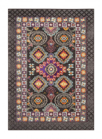 Monaco Collection Modern Area Rug Multicolour 91.44 x 152.4centimeter