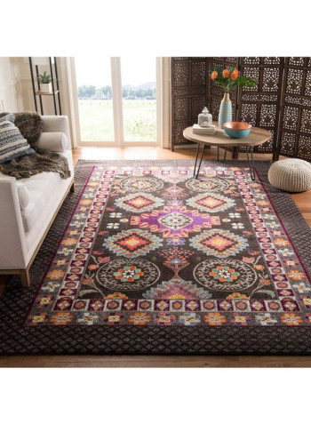 Monaco Collection Modern Area Rug Multicolour 91.44 x 152.4centimeter