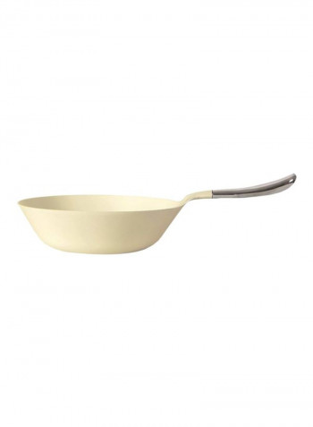 Liquida Non-Stick Wok Pan Beige 28centimeter