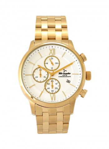Men's Chronograph Display Stainless Steel Strap Watch T6106-GBGS
