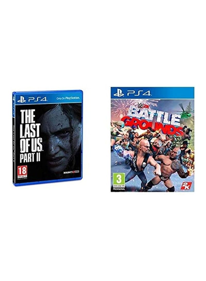 The Last of Us Part II and WWE 2K Battlegrounds (Intl Version) - PS4/PS5