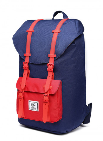 Euromerican Fashionable Backpack Outdoor Male Shoulders Bag Blue