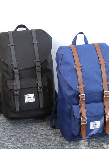 Euromerican Fashionable Backpack Outdoor Male Shoulders Bag Blue