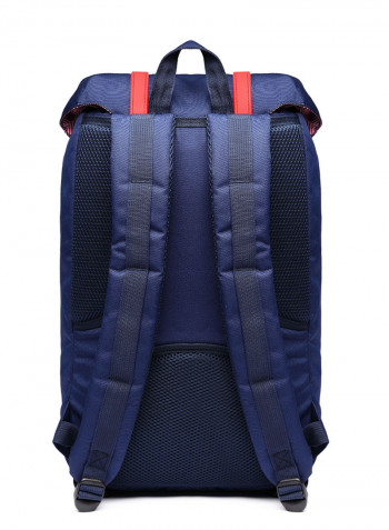 Euromerican Fashionable Backpack Outdoor Male Shoulders Bag Blue