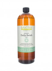 Organic Daily Swish Ayurvedic Oil Pulling Mouthwash-Mint 34ounce