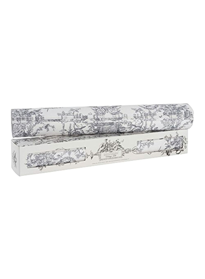 Vintage Toile Gray (6 Sheets) Scented Fragrant Shelf & Drawer Liners 16.5 Multicolour 22X16.5X12 inch