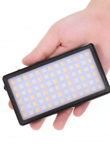 Zifon RGB Pocket LED Video Light Panel Black