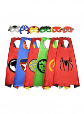12-Piece Superhero Capes With Eye Mask Set FDWKJHDS27