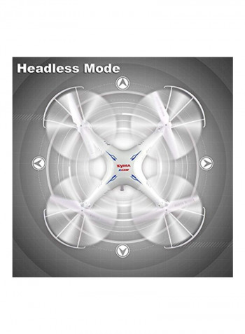 360 degree Headless mode FPV Drone Combo 0.3MP White