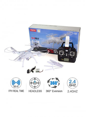 360 degree Headless mode FPV Drone Combo 0.3MP White
