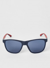 Men's Full-Rim TR90 Modified Rectangle Sunglasses - Lens Size: 55 mm