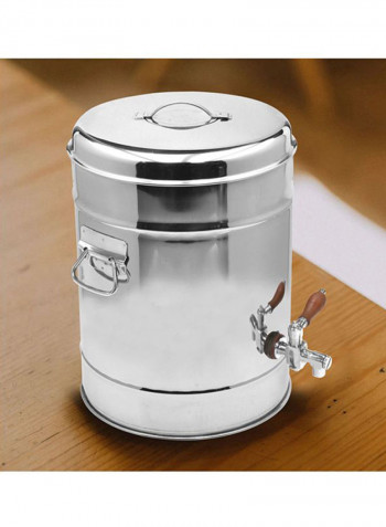 Stainless Steel Compact Tea Urns Silver 32x32x46cm