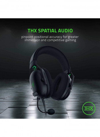 Blackshark V2 With USB Sound Card Premium Esports Gaming Headset (Wired Headphones With 50mm Driver)