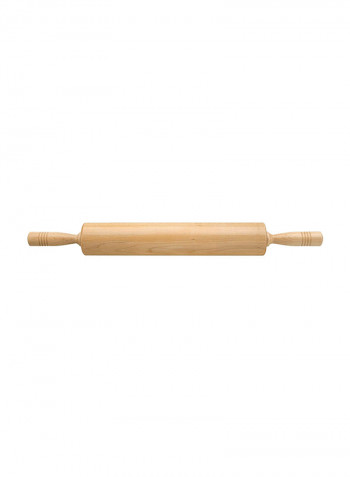 Wooden Rolling Pin Brown 2.75 x 15inch