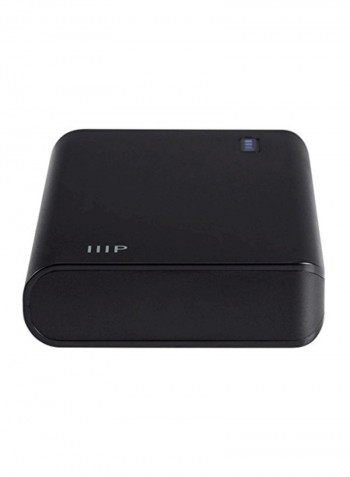 10000 mAh Portable Power Bank Black