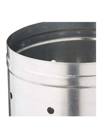 Chimney Grill Starter Silver/Brown 6.8x10.8inch